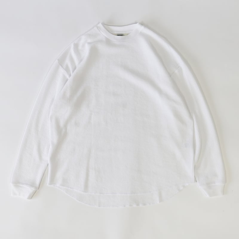 JEMORGAN x HARVESTY】WAFFLE BIG PULLOVER 無地ワッフ