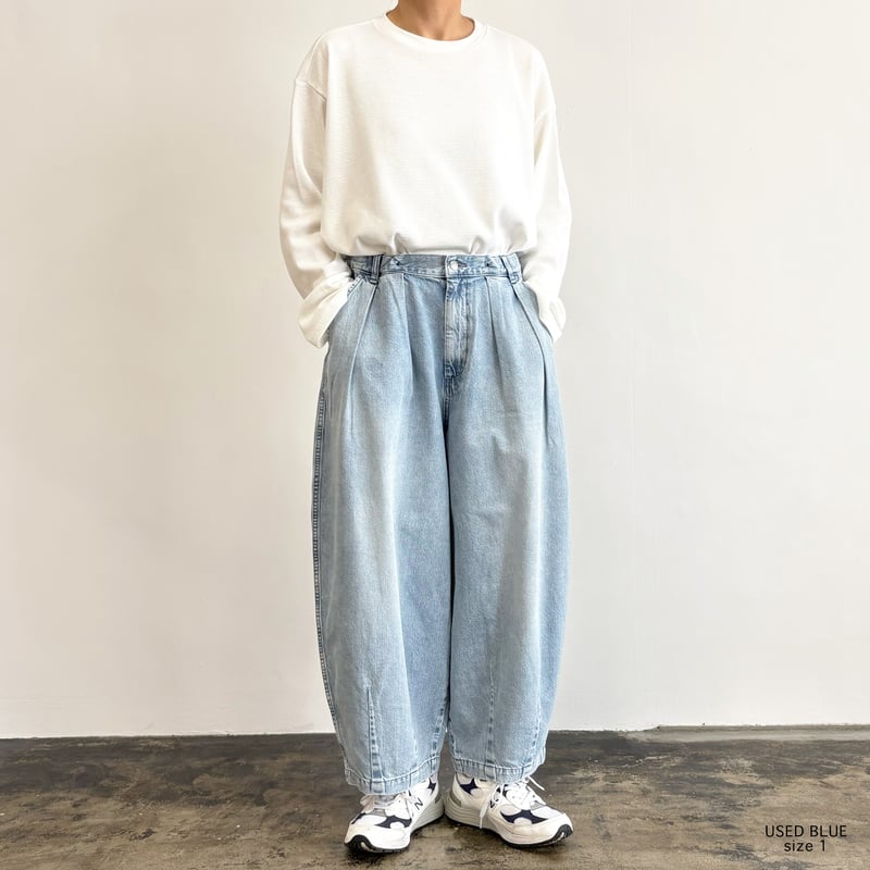BIG DENIM CIRCUS PANTS (USED BLUE) ビッグデニムサーカスパン