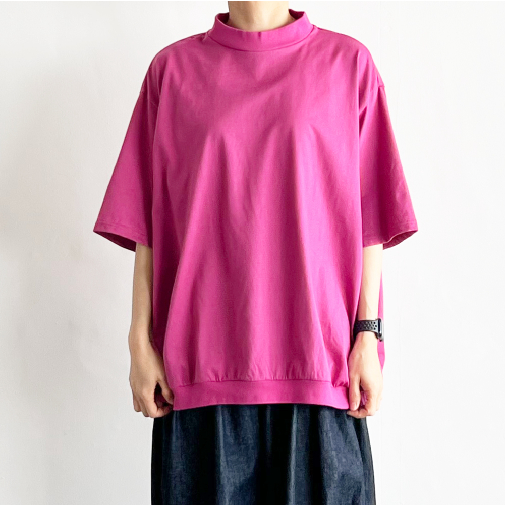 yummy rose レディース半袖モックシャツ　S RM Mock
