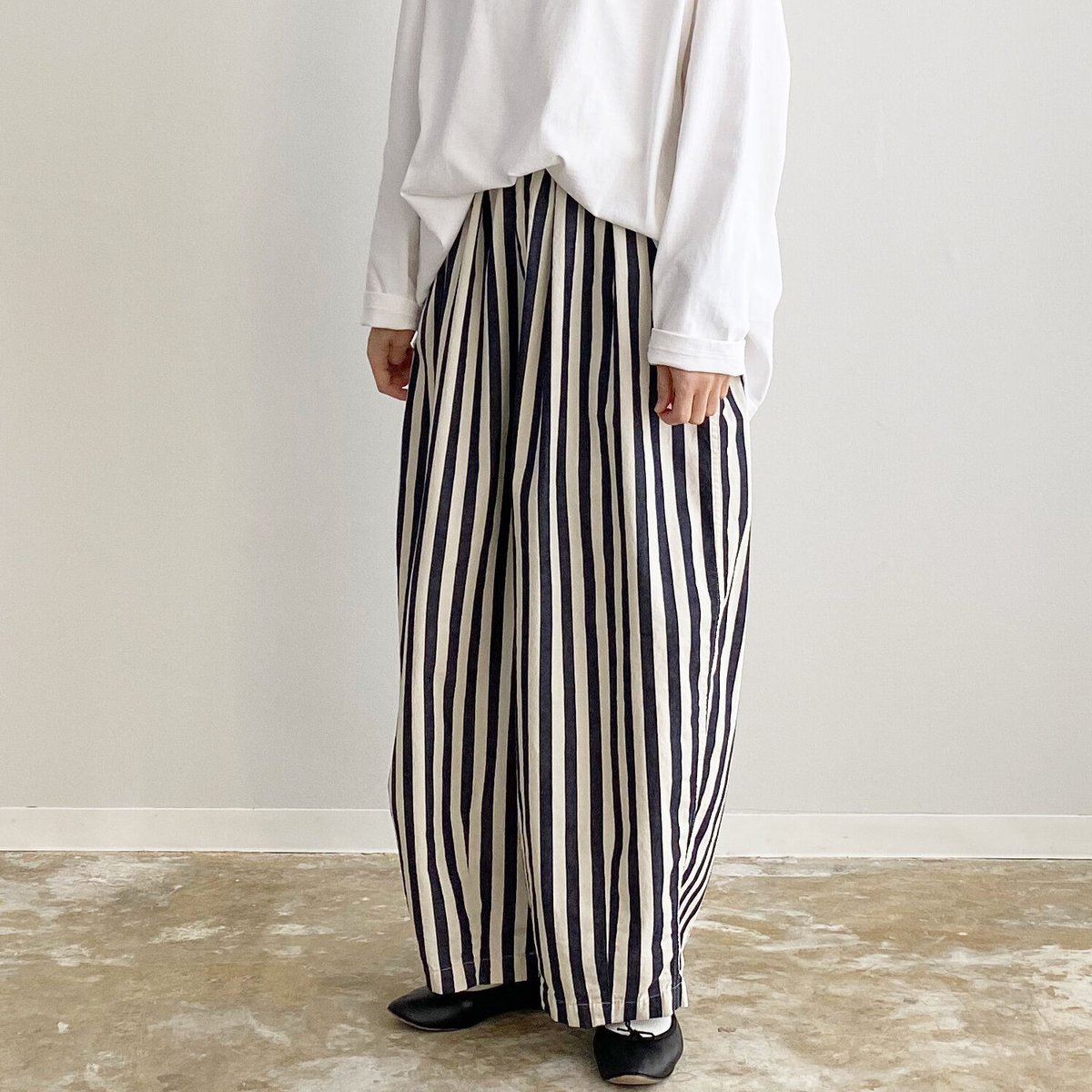 STRIPES CIRCUS PANTS ストライプサーカスパンツ A12108 | HA