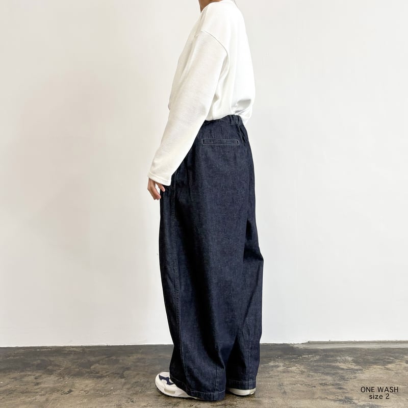 BIG DENIM CIRCUS PANTS (ONE WASH) ビッグデニムサーカスパンツ
