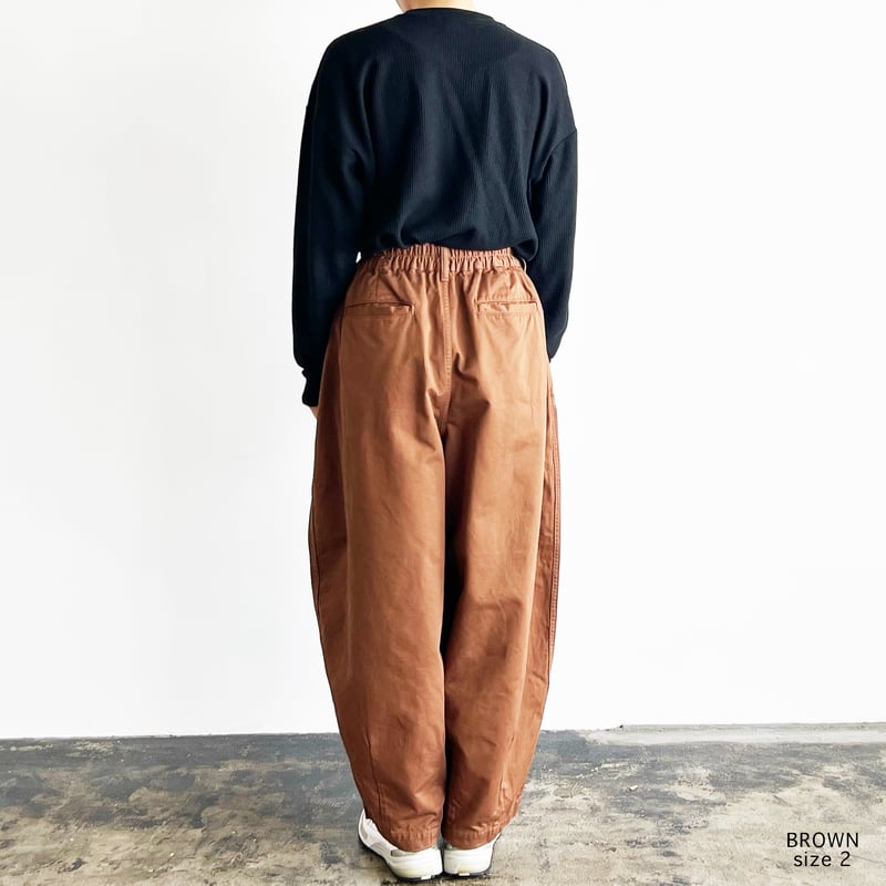 2025秋冬限定色】CIRCUS PANTS_BROWN サーカスパンツ ブラウン A1