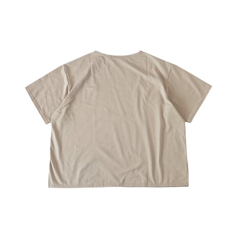 STRIPES JERSEY S/S BOAT NECK TEE  綿麻ストライプ 半袖ボートネックTシャツ  A52606