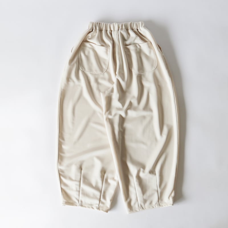 BACK PIQUE JERSEY EASY CIRCUS PANTS 裏カノコジャージ イ