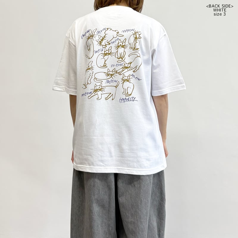 PRINTED BOX TEE【BACK/CAT-3】 プリントTシャツ A52612 |