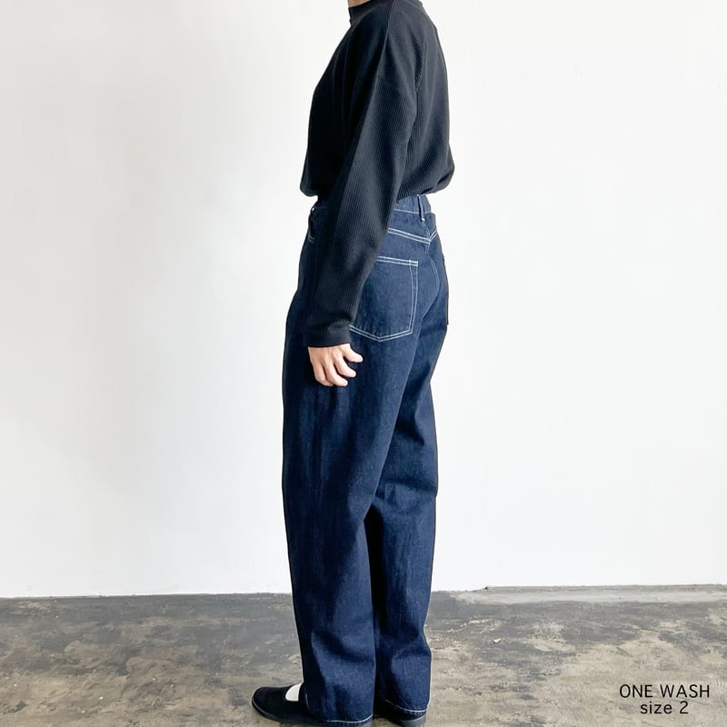 BIG CLASSICAL DENIM PANTS ONE-WASH ビッグクラシカルデニム