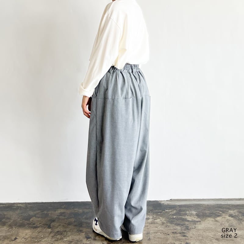 ごちうさ T/R TROPICAL WIDE EGG PANTS ワイドエッグパンツ A22502
