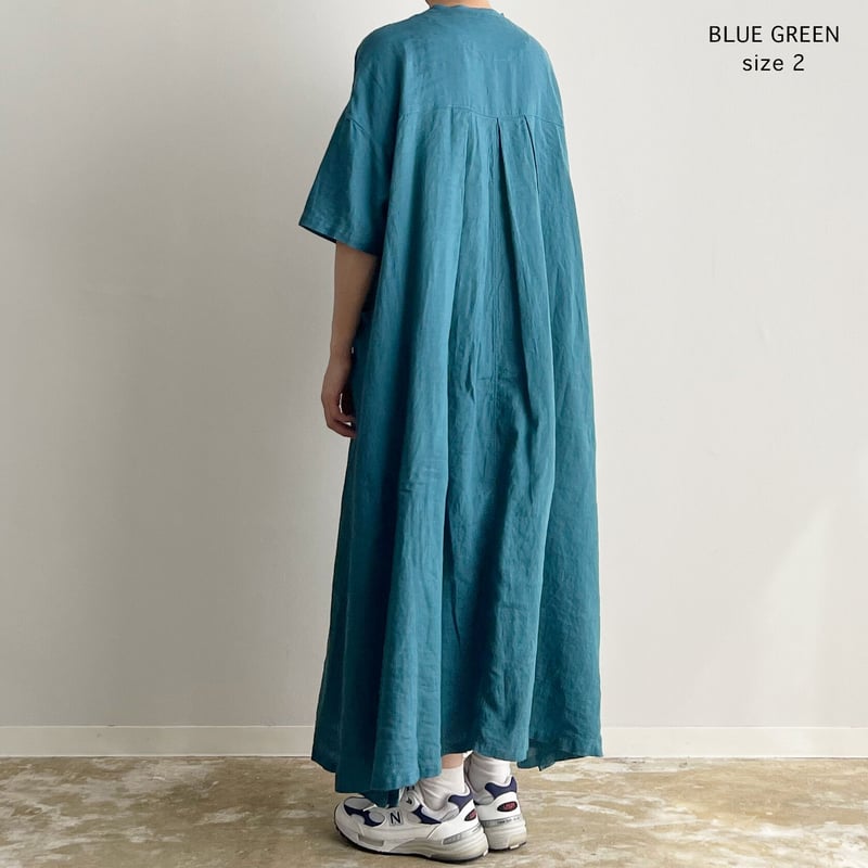 FRENCH LINEN S/S ATELIER ROBE フレンチリネン半袖アトリエ