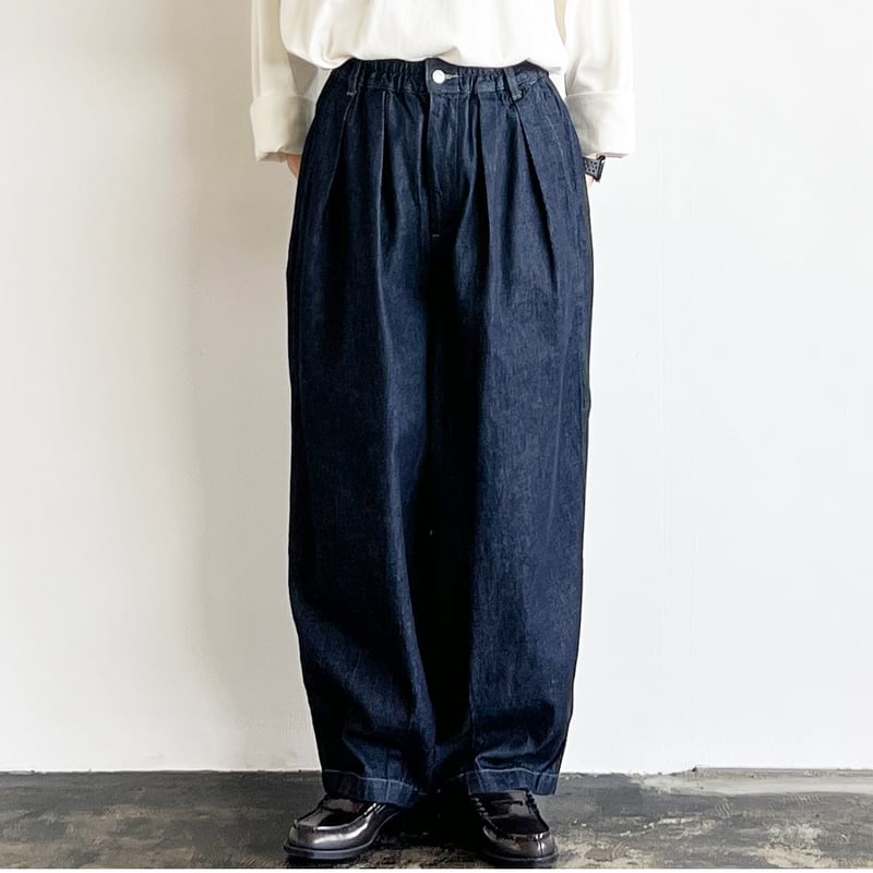 DENIM NARROW CIRCUS PANTS / ONE WASH デニムサーカスパンツ DENIM NARROW CIRCUS PANTS / ONE WASH デニムサーカスパンツ