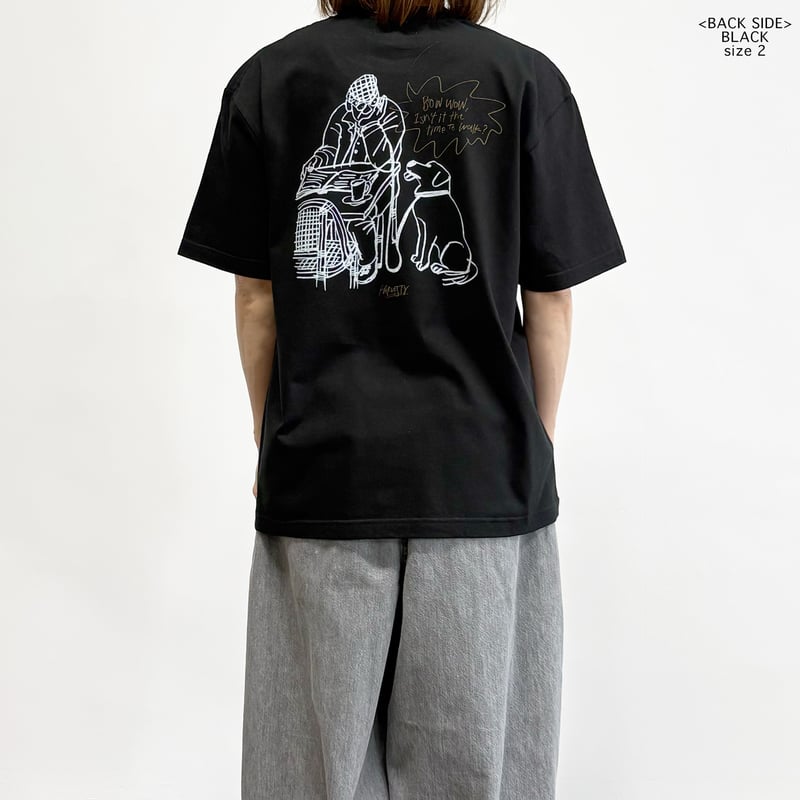 PRINTED BOX TEE【BACK/UNCLE&DOG】 プリントTシャツ A5261