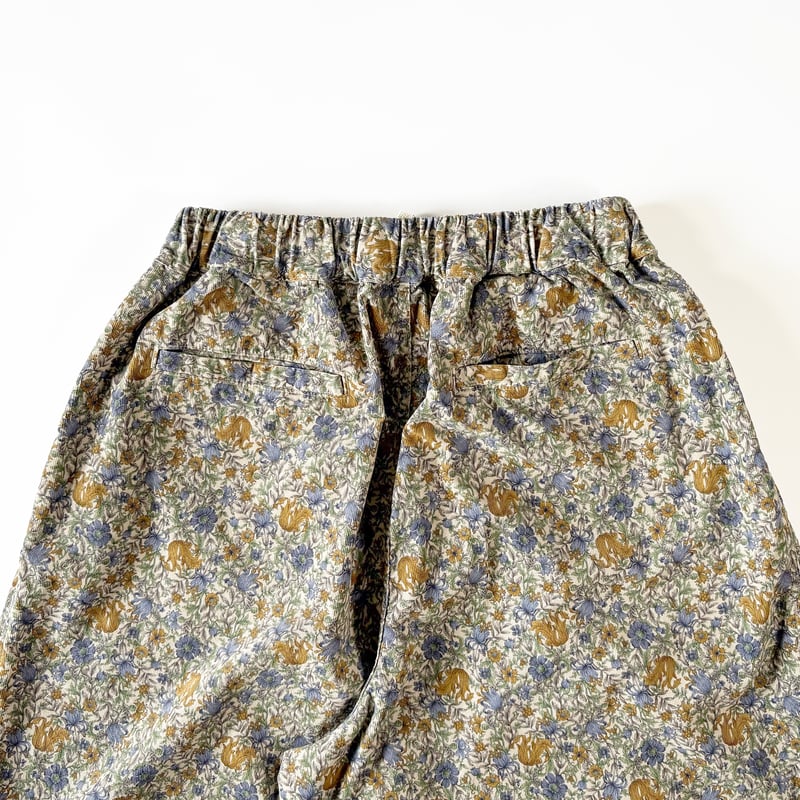FLOWER CORDUROY EASY CIRCUS PANTS 花柄コーデュロイ イージ