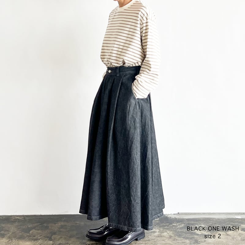 HORN GARMENT ブラックスカート 40 HORN GARMENT ブラックスカート 40