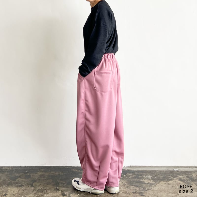 BACK PIQUE JERSEY EASY CIRCUS PANTS 裏カノコジャージ イ