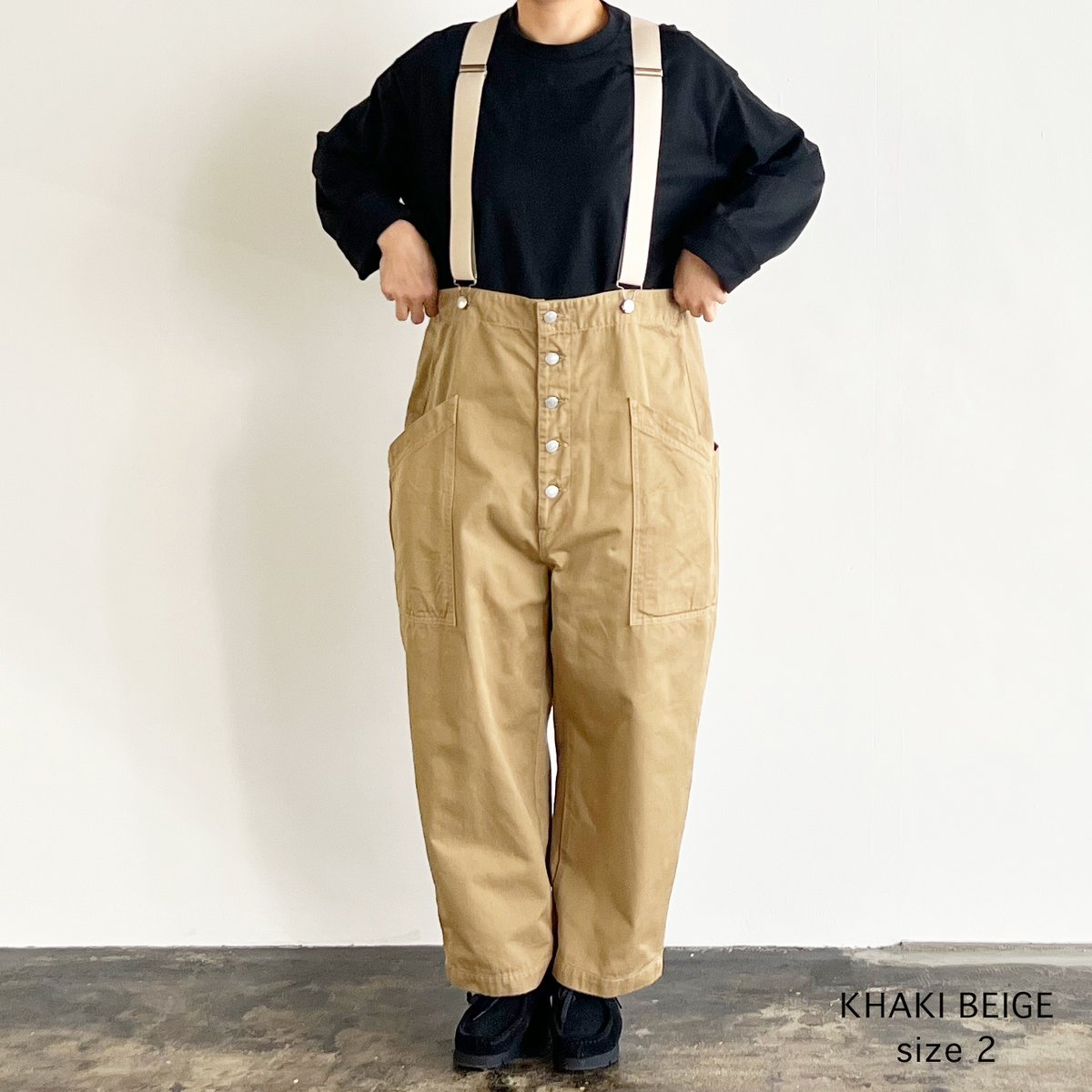 SUSPENDER GARDEN PANTS CHINO(チノ サスペンダーガーデンパンツ)A SUSPENDER GARDEN PANTS CHINO(チノ サスペンダーガーデンパンツ)A