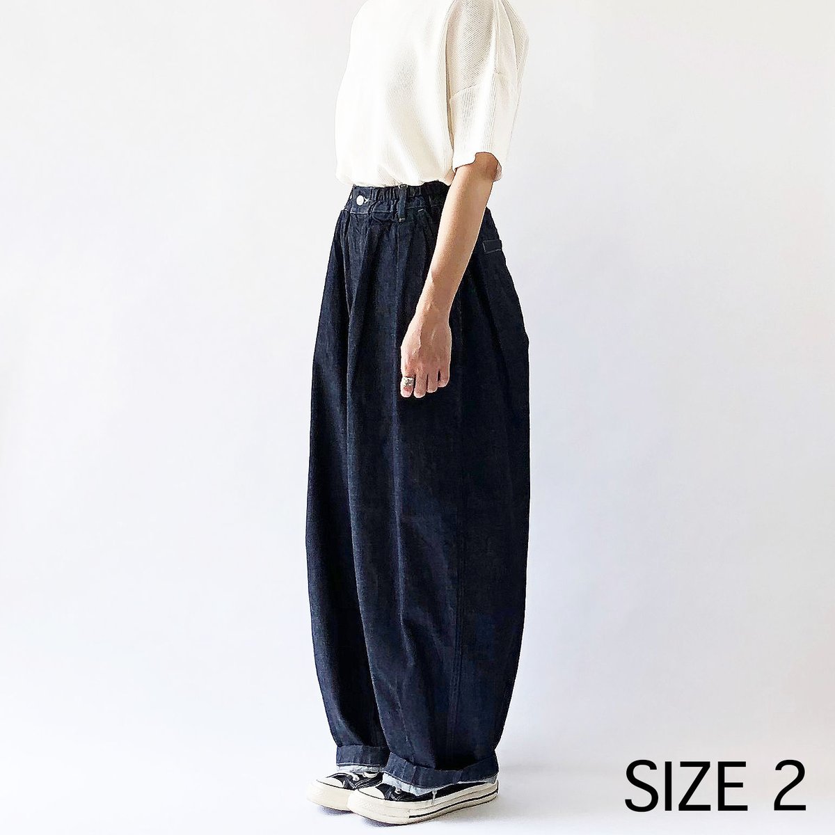 HARVESTY DENIM CIRCUS PANTS　デニムサーカスパンツ