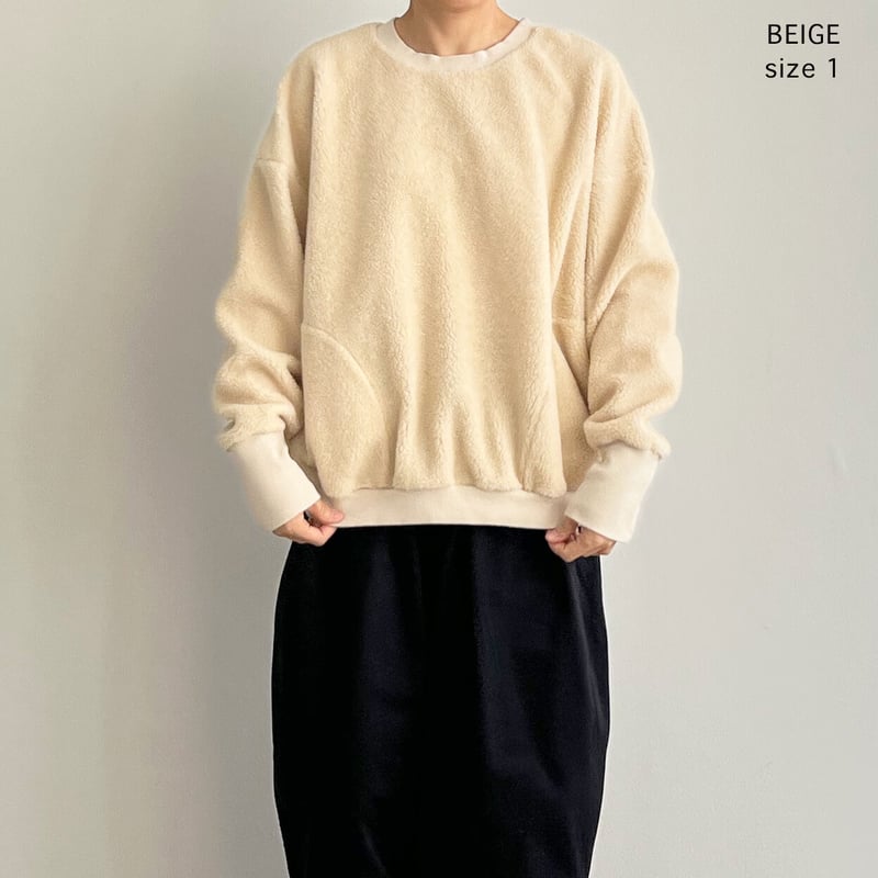 BOA FLEECE EGG PULLOVER（ボアフリース エッグプルオーバー）A52315
