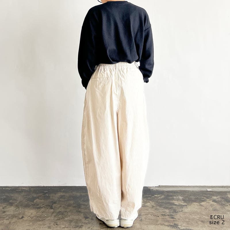 PENCIL STRIPES CIRCUS PANTS ペンシルストライプ サーカスパンツ A