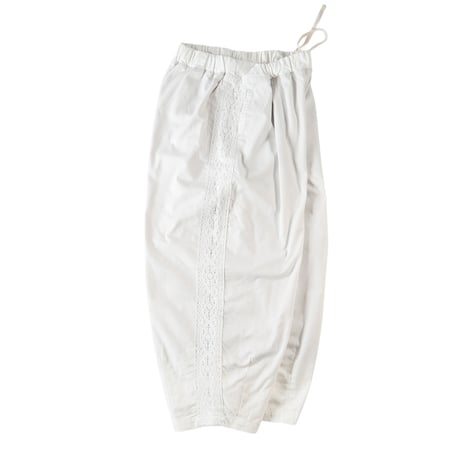 LACE SIDE EASY CIRCUS PANTS   サイドレース イージーサーカスパンツ  A12610