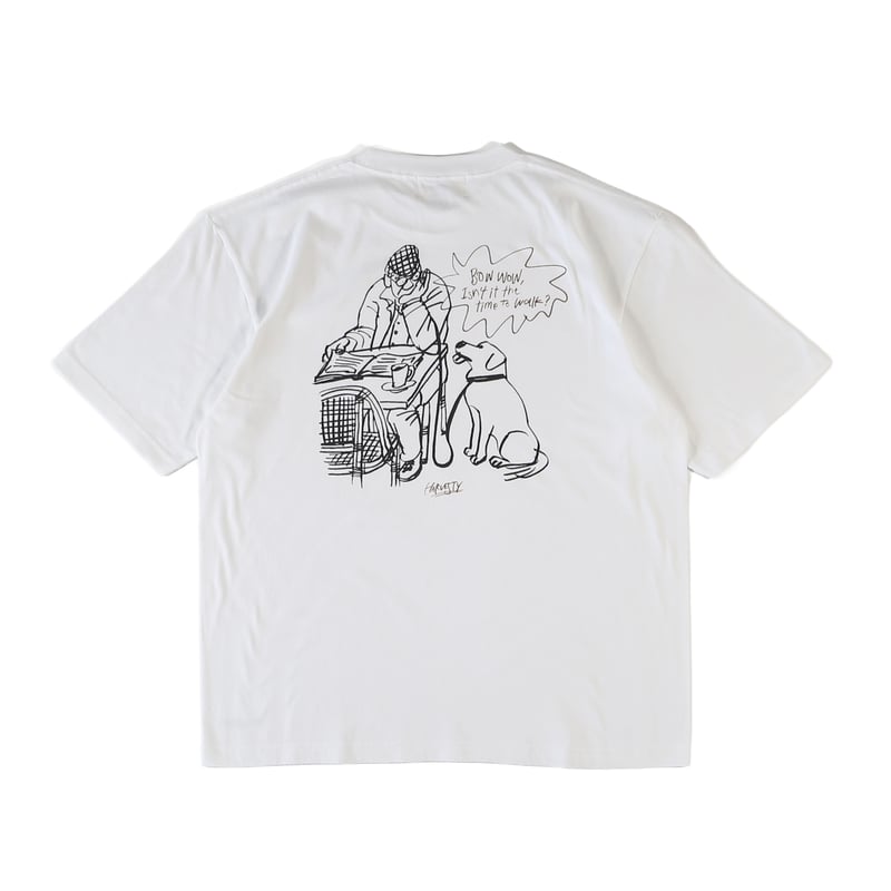 PRINTED BOX TEE【BACK/UNCLE&DOG】 プリントTシャツ A5261