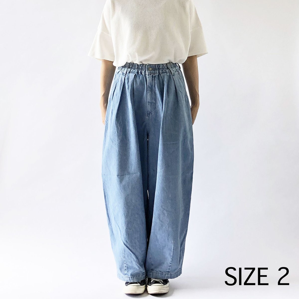 DENIM CIRCUS PANTS デニムサーカスパンツ / ライトブルー A11801 -...