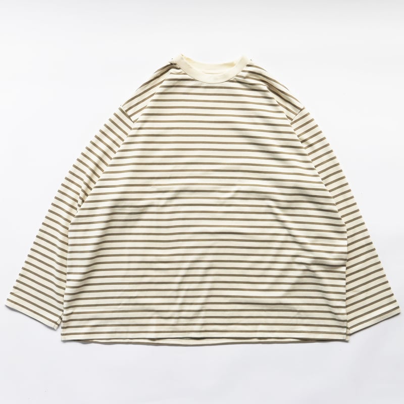 JUMBO L/S STRIPED TEE ボーダー ジャンボ長袖Tシャツ A52304
