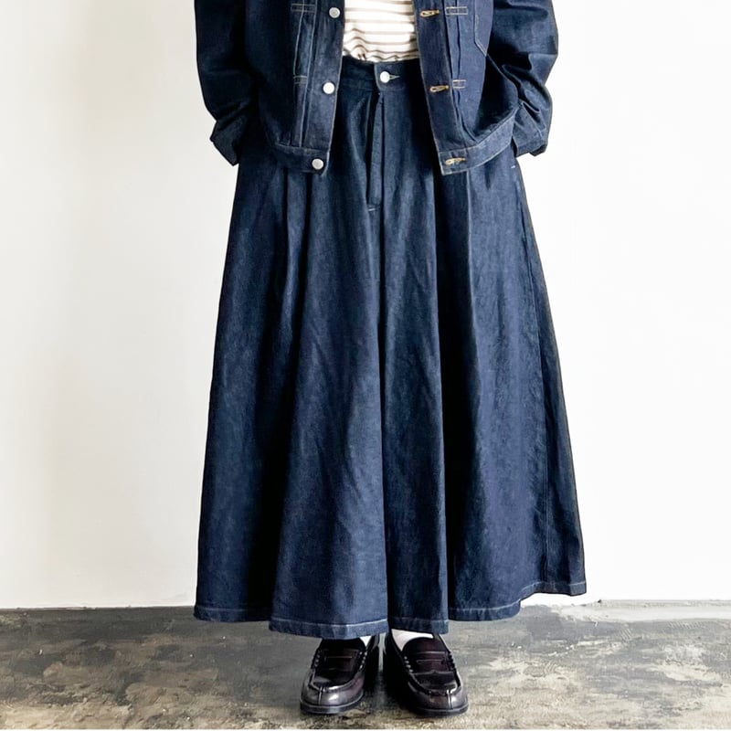 DENIM CARMEN SKIRT / ONE WASH デニムカルメンスカート / ワンウ