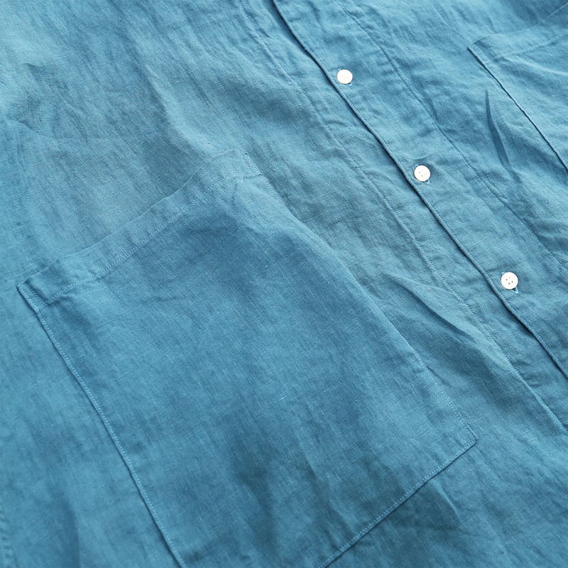 FRENCH LINEN S/S ATELIER ROBE フレンチリネン半袖アトリエ