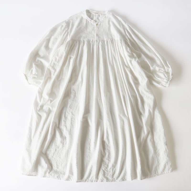 HARVESTY ドビーレース ボヘミアンローブ ギャザー ワンピース　【新品】 DOBBY LACE BOHEMIAN ROBE ドビーレース ボヘミアンローブ A4250