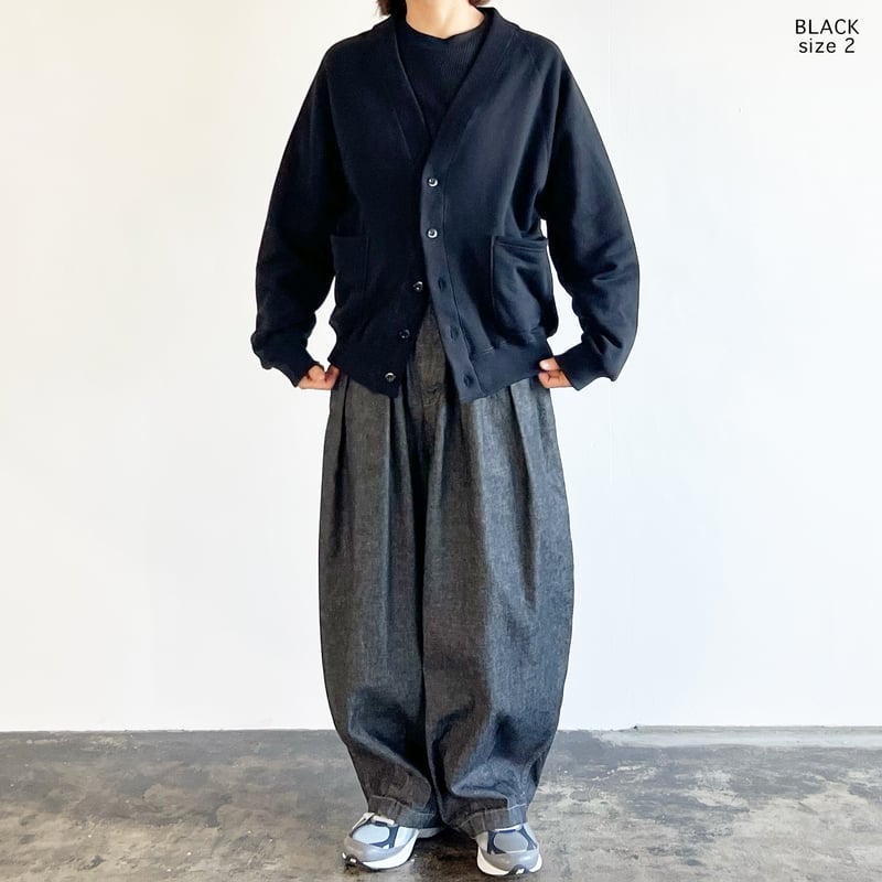 Whimsy ウィムジー スウェットカーディガン ペイズリー L 美品 WHIMSY (ウィムジー) 