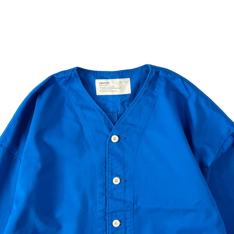 CHINO CLOTH COLLARLESS JACKET チノクロス ノーカラー ジャケッ