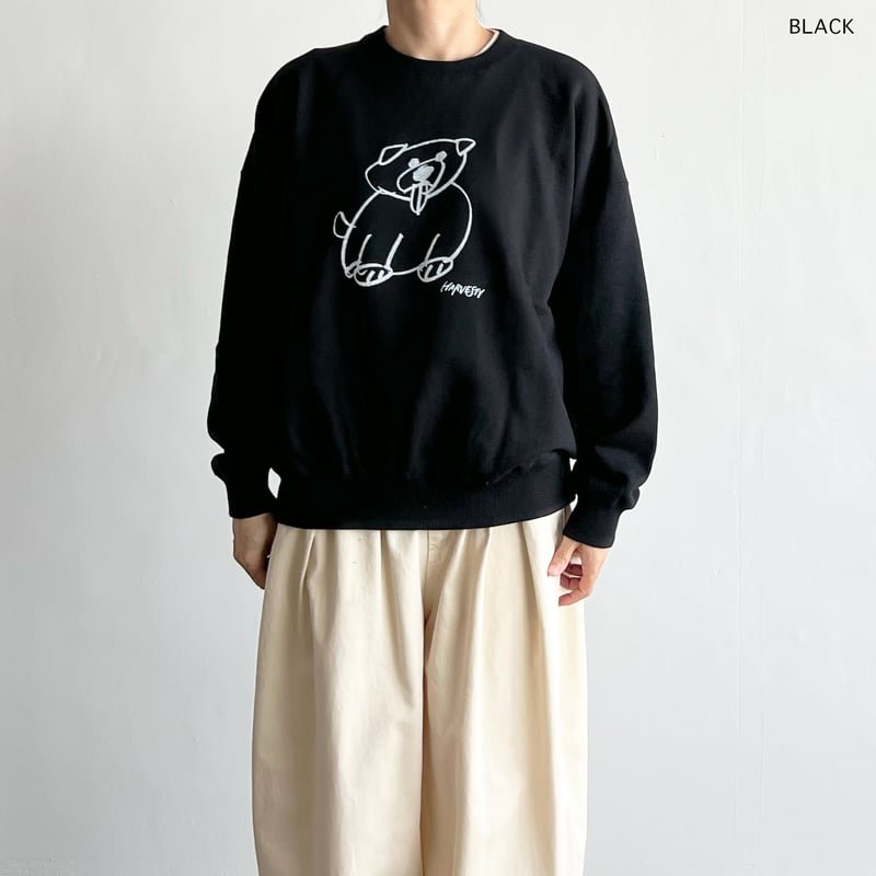PRINTED SWEATSHIRT【DOG】プリントスウェット A52522 | HARVESTY