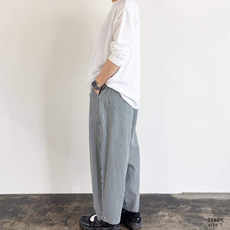 あまりんページ EASY NARROW PANTS 4oz DENIM ライトデニム イージーナローパンツ