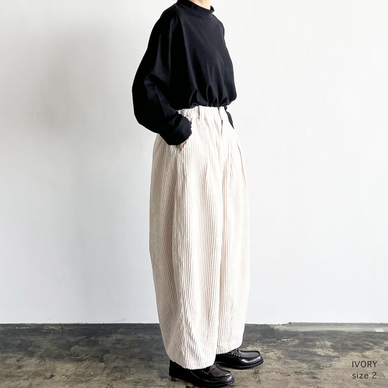 BIG CORDUROY CIRCUS PANTS ビッグコーデュロイ サーカスパンツ A