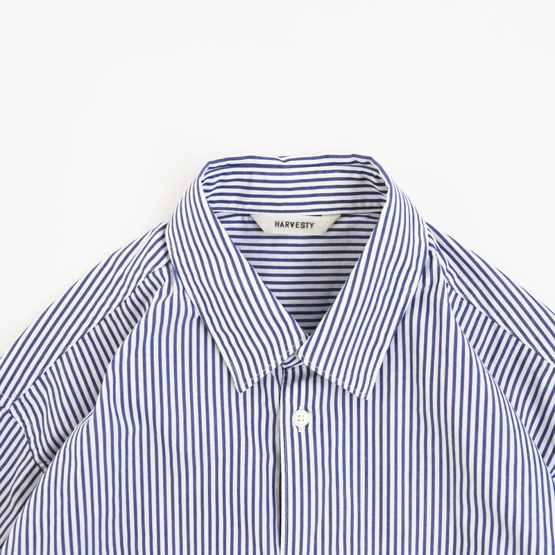 HARVESTY/ハーベスティー ストライプシャツローブ サイズ1 SHIRTS ROBE STRIPES （ストライプ シャツローブ） A42104 | HA