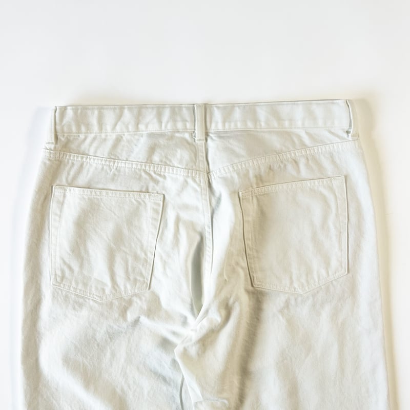 BIG DENIM PANTS WHITE ビッグデニムパンツ ホワイト A12601 |