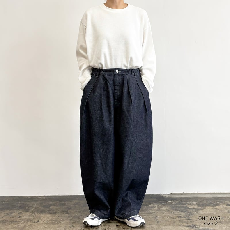 BIG DENIM CIRCUS PANTS (ONE WASH) ビッグデニムサーカスパンツ
