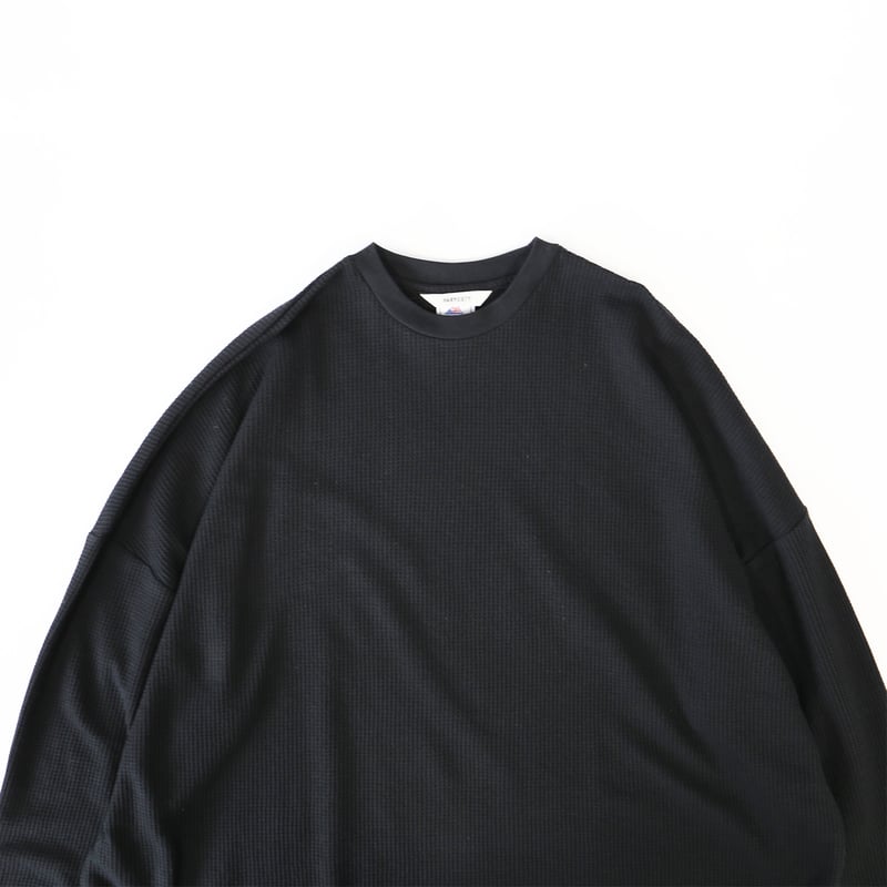 JEMORGAN x HARVESTY】WAFFLE LONG DRESS 無地ワッフル