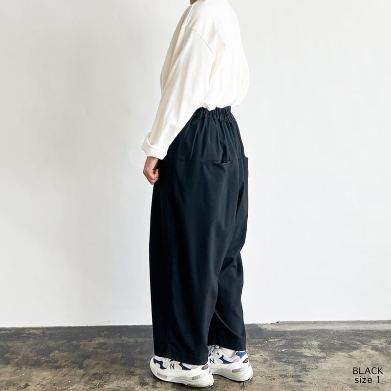 harvesty 【1回着】ワイドエッグパンツ HARVESTY｜ワイドエッグ クロップドパンツ - 趣佳(シュカ