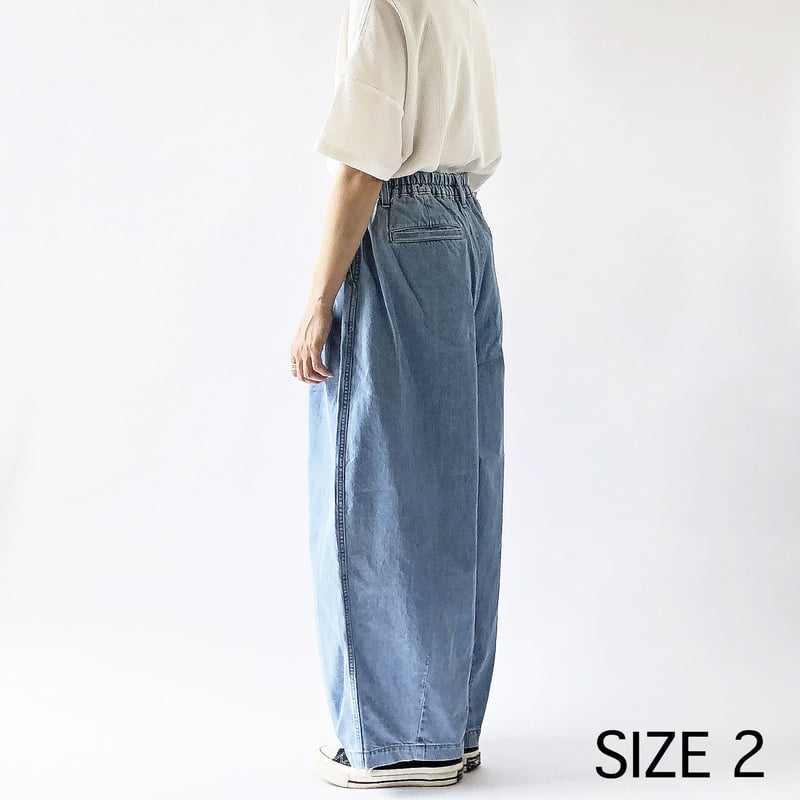 DENIM CIRCUS PANTS デニムサーカスパンツ / ライトブルー A11801 -...