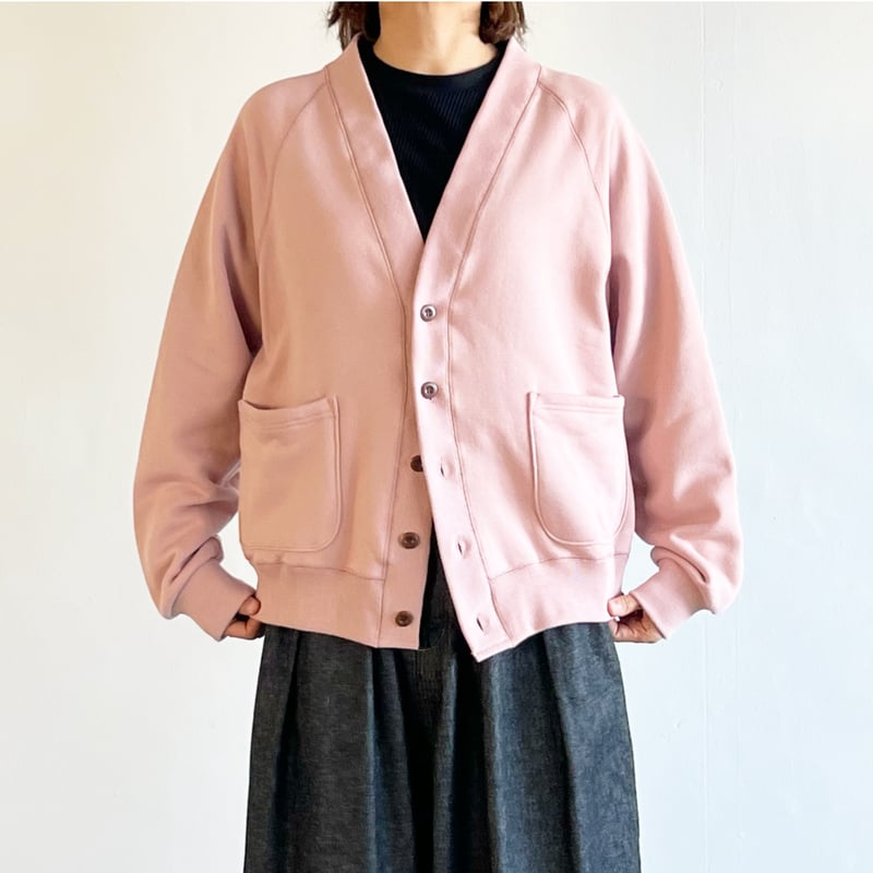 SWEAT CARDIGAN 裏毛スウェット カーディガン A52519 | HARVESTY
