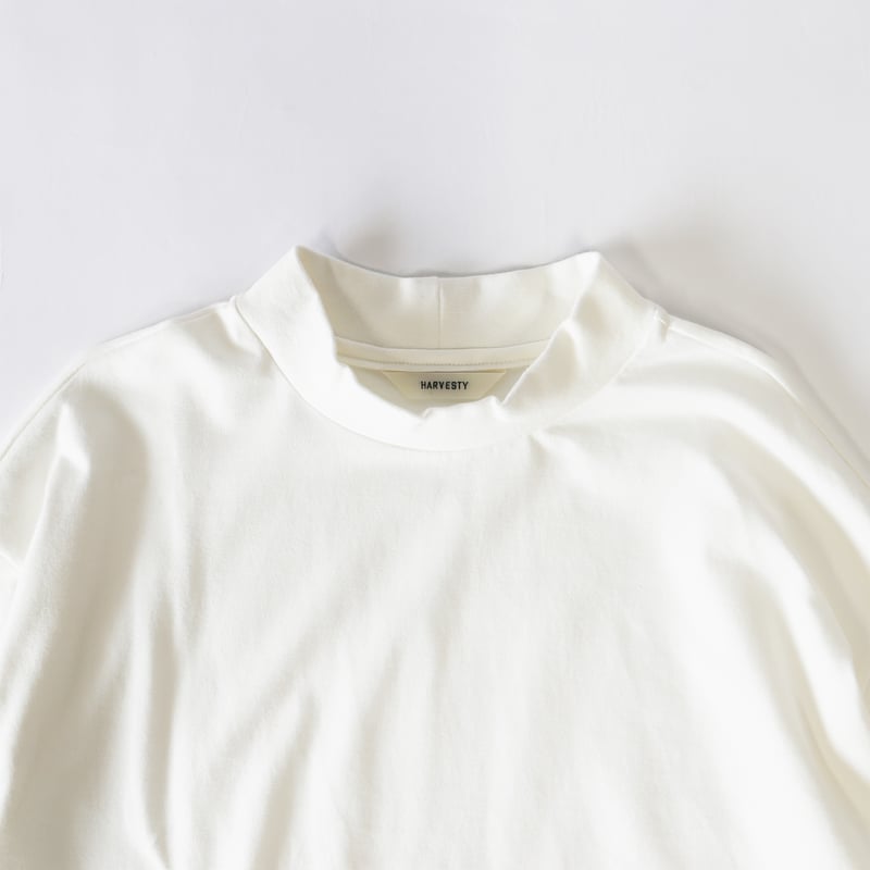 DRAWSTRING MOCK NECK L/S TEE（ドローコード モックネック 長袖T