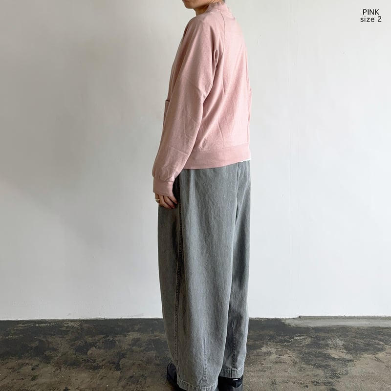 CARDIGAN COTTON LINEN 綿ベルギーリネン カーディガン A52608