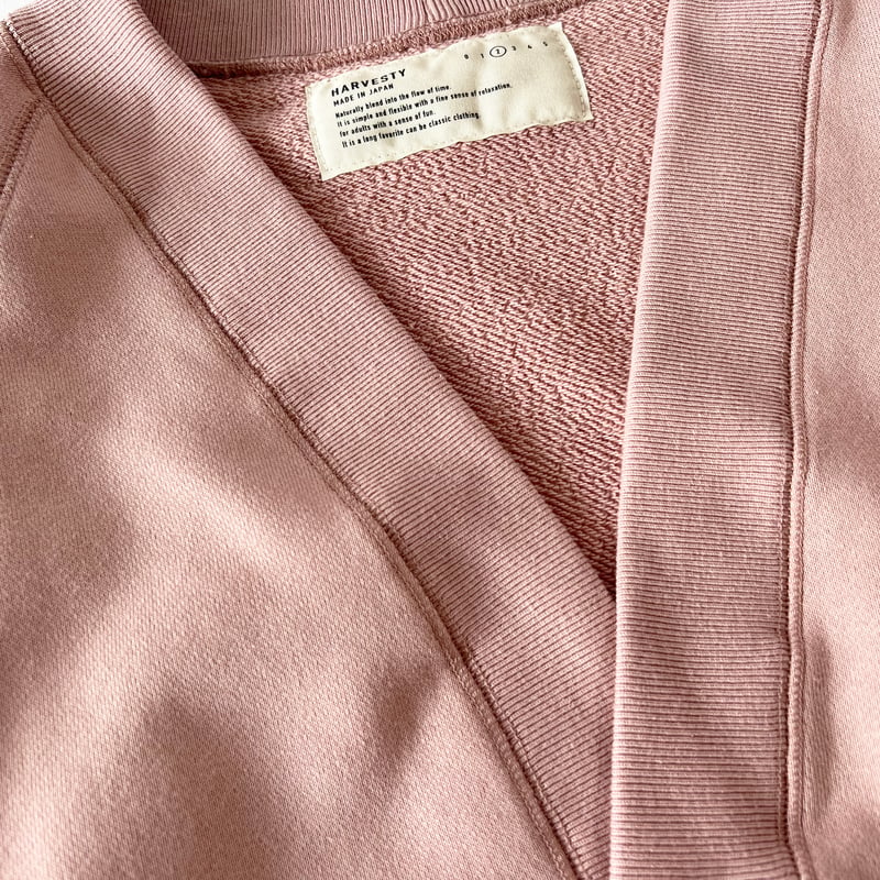 【美品！】 HARVESTY 裏毛スウェット カーディガン SWEAT CARDIGAN 裏毛スウェット カーディガン A52519 | HARVESTY