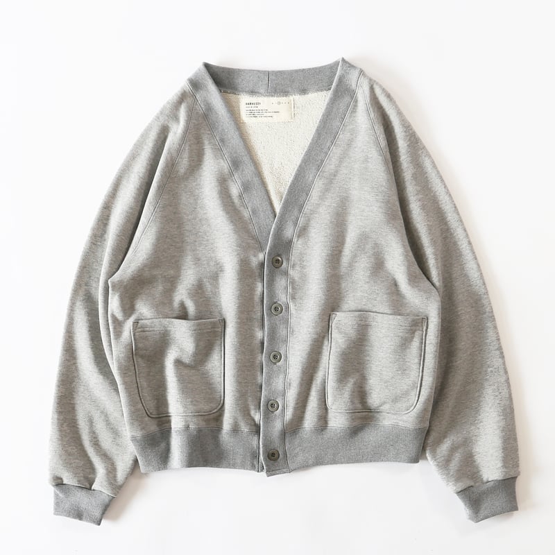 SWEAT CARDIGAN 裏毛スウェット カーディガン A52519 | HARVESTY