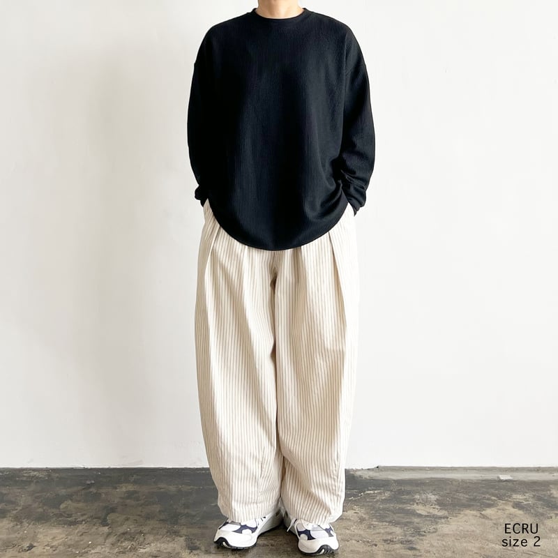 PENCIL STRIPES CIRCUS PANTS ペンシルストライプ サーカスパンツ A