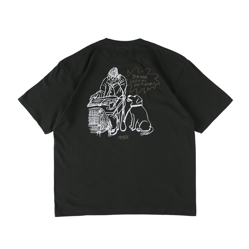 PRINTED BOX TEE【BACK/UNCLE&DOG】 プリントTシャツ A5261