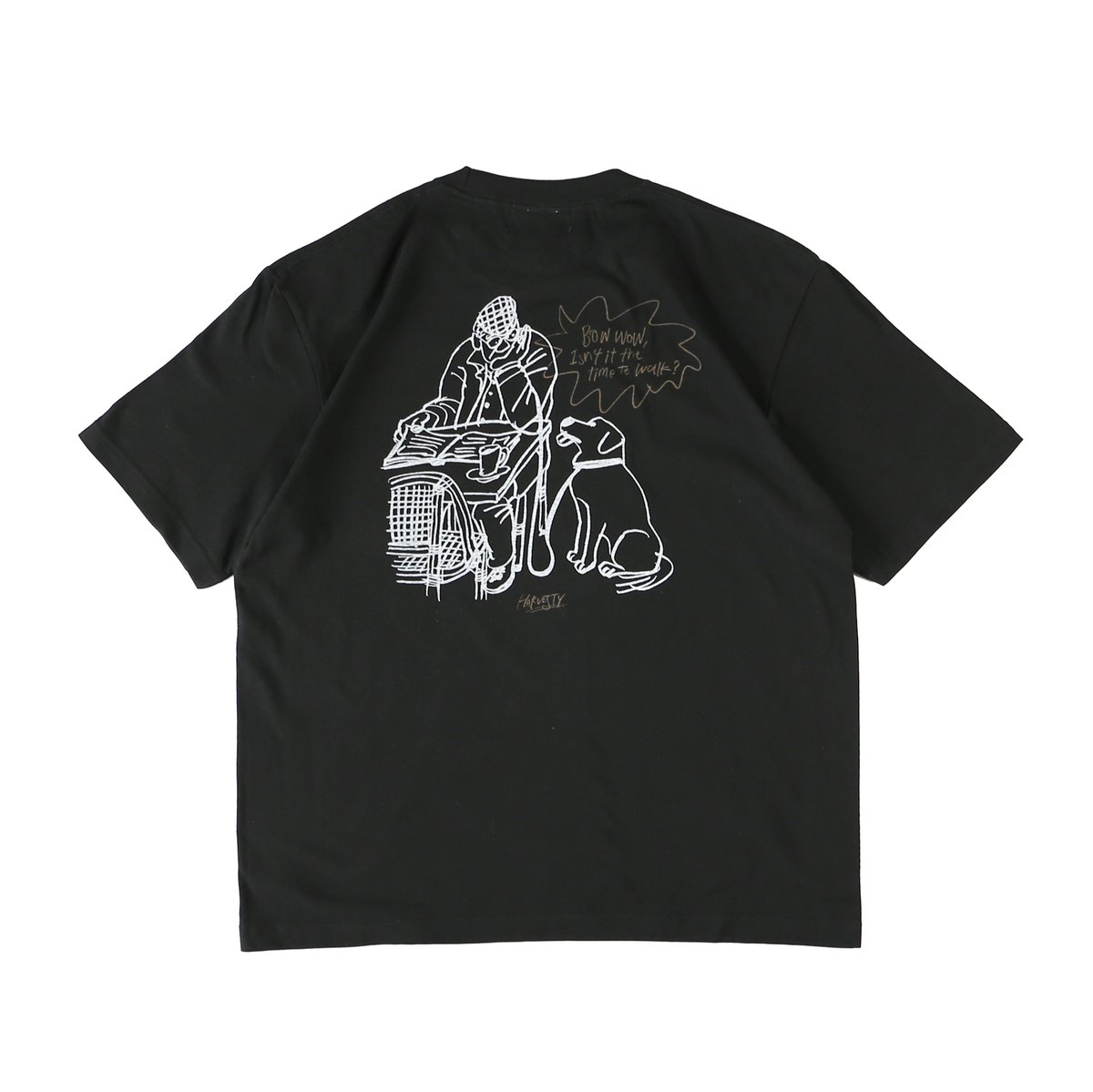 PRINTED BOX TEE【BACK/UNCLE&DOG】 プリントTシャツ A5261