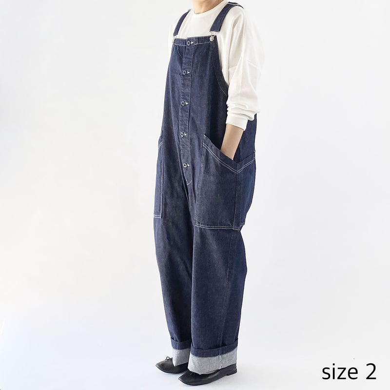 HARVESTY オーバーオール　サイズ1 DENIM OVERALLS デニム オーバーオール A12007 | HARVESTY