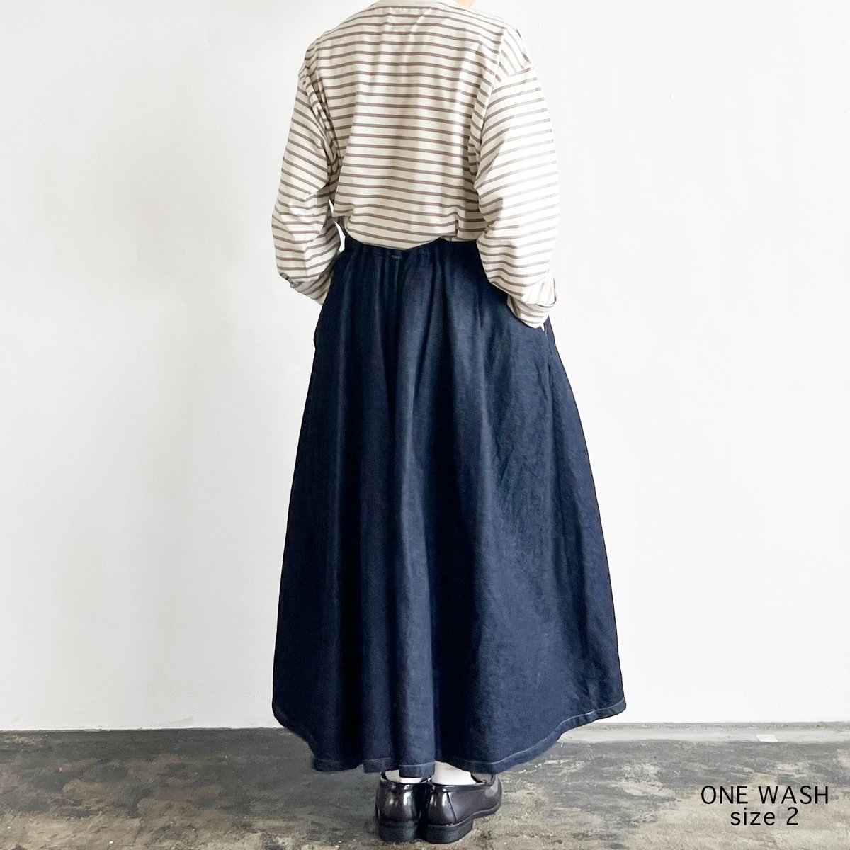 HARVESTY ハーべスティ デニムカルメンキュロットロングキュロット