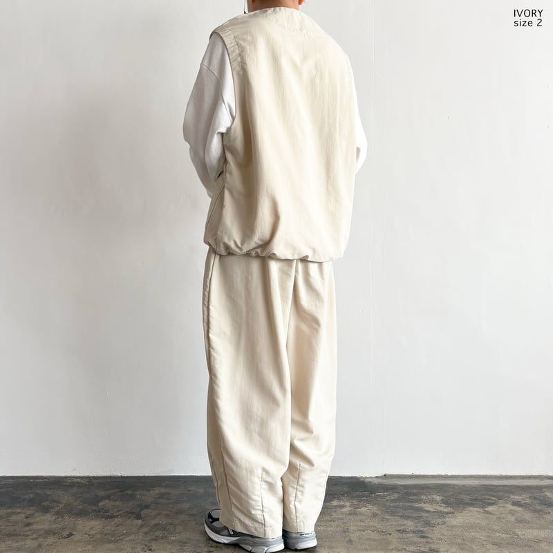 NYLON TUSSAR ZIP VEST ナイロンタッサー ジップベスト A32605